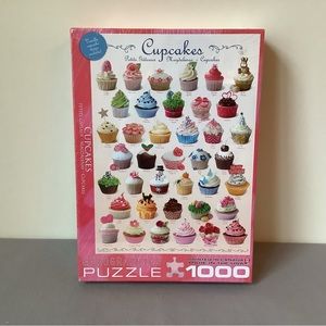 NWT 1000 piece Cupcakes puzzle. Has original plastic seal, never opened